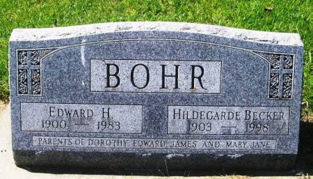 BOHR, EDWARD H. - Winneshiek County, Iowa | EDWARD H. BOHR 