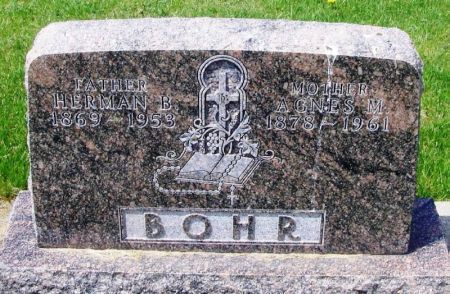 BOHR, AGNES M. - Winneshiek County, Iowa | AGNES M. BOHR 