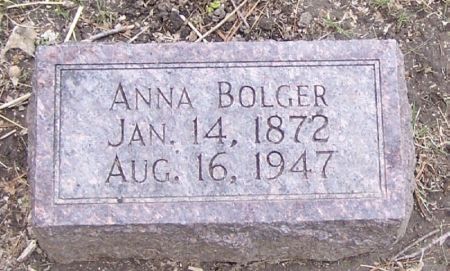 BOLGER, ANNA - Winneshiek County, Iowa | ANNA BOLGER 