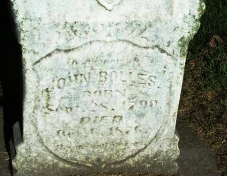 BOLLES, JOHN - Winneshiek County, Iowa | JOHN BOLLES 