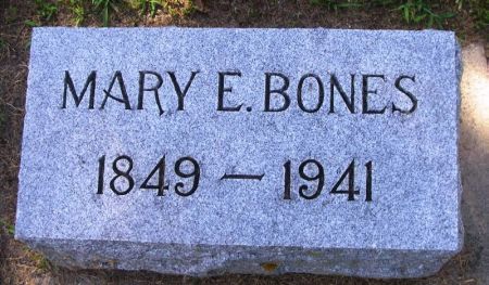 BONES, MARY E. - Winneshiek County, Iowa | MARY E. BONES 
