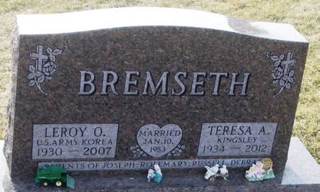 BREMSETH, LEROY O. - Winneshiek County, Iowa | LEROY O. BREMSETH 