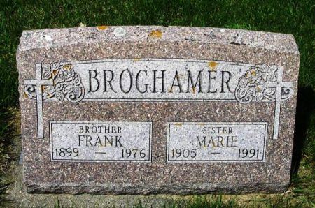 BROGHAMER, MARIE - Winneshiek County, Iowa | MARIE BROGHAMER 
