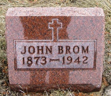 BROM, JOHN - Winneshiek County, Iowa | JOHN BROM 