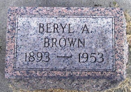 BROWN, BERYL A. - Winneshiek County, Iowa | BERYL A. BROWN 