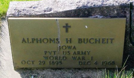 BUCHEIT, ALPHONS H. - Winneshiek County, Iowa | ALPHONS H. BUCHEIT 