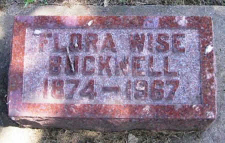 WISE BUCKNELL, FLORA - Winneshiek County, Iowa | FLORA WISE BUCKNELL 