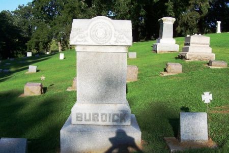 BURDICK, CHARLES W. FAMILY STONE - Winneshiek County, Iowa | CHARLES W. FAMILY STONE BURDICK 