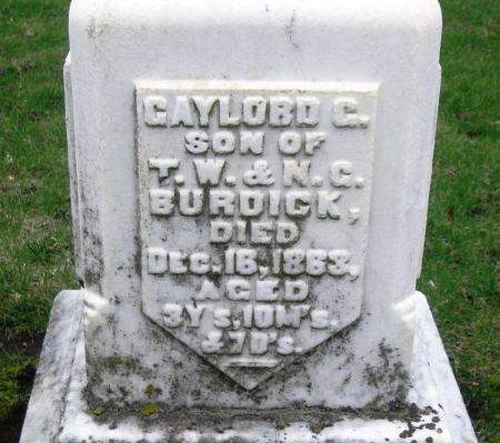 BURDICK, GAYLORD G. - Winneshiek County, Iowa | GAYLORD G. BURDICK 