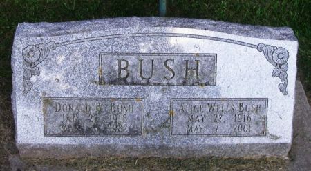 WELLS BUSH, ALICE - Winneshiek County, Iowa | ALICE WELLS BUSH 