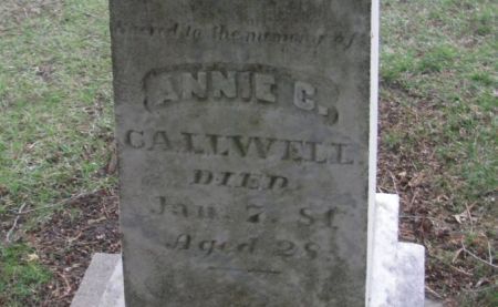 CALLWELL, ANNIE C. - Winneshiek County, Iowa | ANNIE C. CALLWELL 