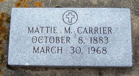 CARRIER, MATTIE M. - Winneshiek County, Iowa | MATTIE M. CARRIER 