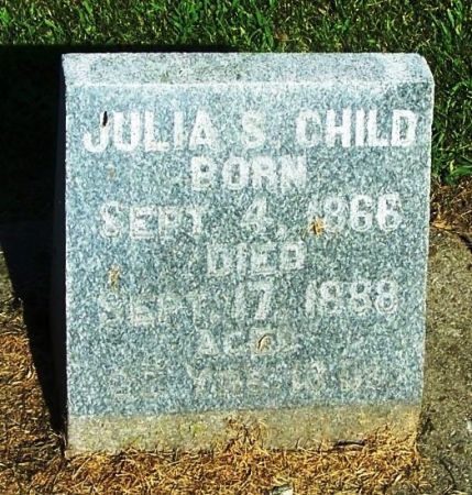 CHILD, JULIA S. - Winneshiek County, Iowa | JULIA S. CHILD 
