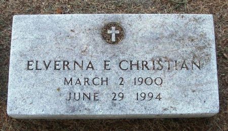 CHRISTIAN, ELVERNA E. - Winneshiek County, Iowa | ELVERNA E. CHRISTIAN 