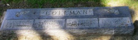 COLEMAN, GETRUDE E. - Winneshiek County, Iowa | GETRUDE E. COLEMAN 