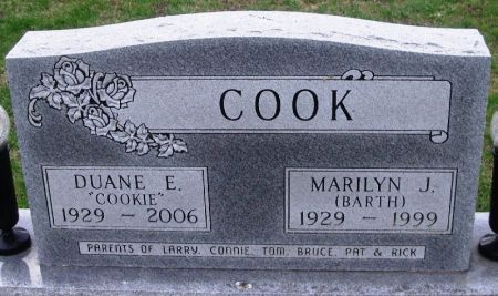 BARTH COOK, MARILYN J. - Winneshiek County, Iowa | MARILYN J. BARTH COOK 