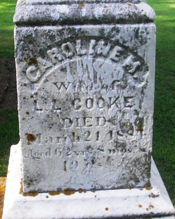 COOKE, CAROLINE H. - Winneshiek County, Iowa | CAROLINE H. COOKE 
