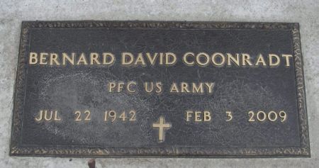 COONRADT, BERNARD DAVID - Winneshiek County, Iowa | BERNARD DAVID COONRADT 