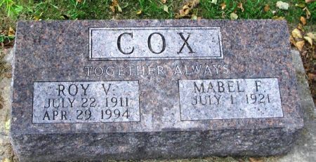 COX, ROY V. - Winneshiek County, Iowa | ROY V. COX 