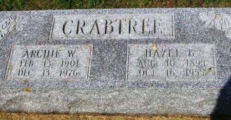 CRABTREE, HAZEL B. - Winneshiek County, Iowa | HAZEL B. CRABTREE 