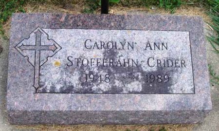 CRIDER, CAROLYN ANN - Winneshiek County, Iowa | CAROLYN ANN CRIDER 
