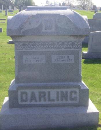 WHITNEY DARLING, CORA B. - Winneshiek County, Iowa | CORA B. WHITNEY DARLING 