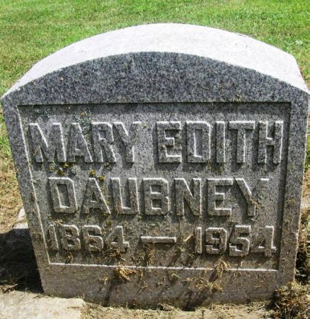 DAUBNEY, MARY EDITH - Winneshiek County, Iowa | MARY EDITH DAUBNEY 