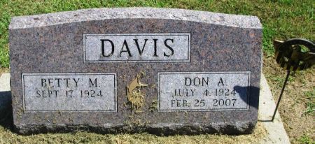 DAVIS, DON A. - Winneshiek County, Iowa | DON A. DAVIS 