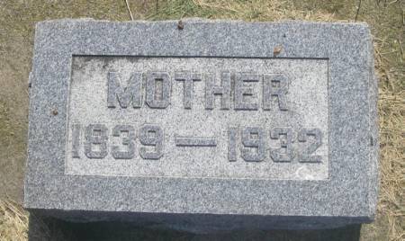 MORSE DEAN, LUCY JANE - Winneshiek County, Iowa | LUCY JANE MORSE DEAN 