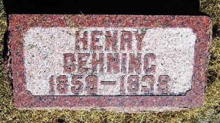 DEHNING, HENRY - Winneshiek County, Iowa | HENRY DEHNING 