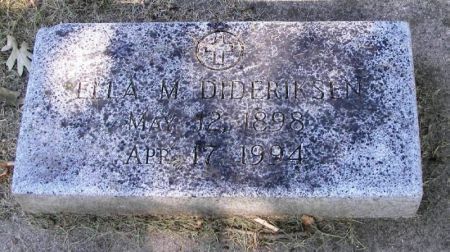DIDERIKSEN, ELLA M. - Winneshiek County, Iowa | ELLA M. DIDERIKSEN 