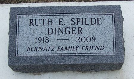 SPILDE DINGER, RUTH E. - Winneshiek County, Iowa | RUTH E. SPILDE DINGER 