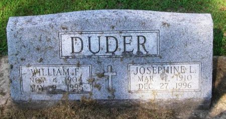 DUDER, JOSEPHINE L. - Winneshiek County, Iowa | JOSEPHINE L. DUDER 