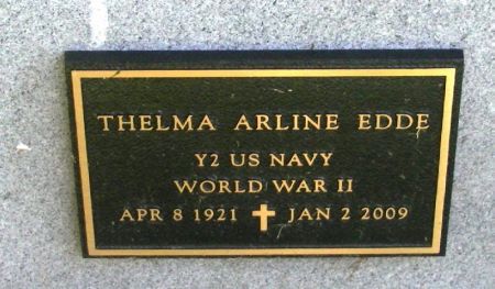 EDDE, THELMA ARLINE - Winneshiek County, Iowa | THELMA ARLINE EDDE 