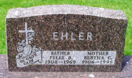 EHLER, FELIX BERNARD - Winneshiek County, Iowa | FELIX BERNARD EHLER 