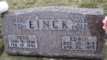 EINCK, EDWIN - Winneshiek County, Iowa | EDWIN EINCK 