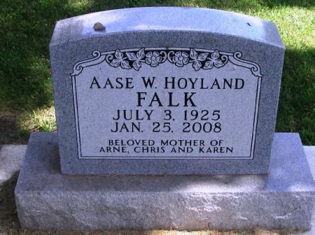 FALK, AASE W. - Winneshiek County, Iowa | AASE W. FALK 