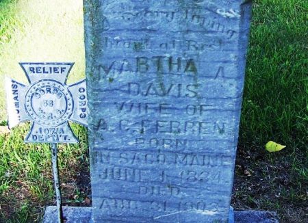 DAVIS FERREN, MARTHA A. - Winneshiek County, Iowa | MARTHA A. DAVIS FERREN 
