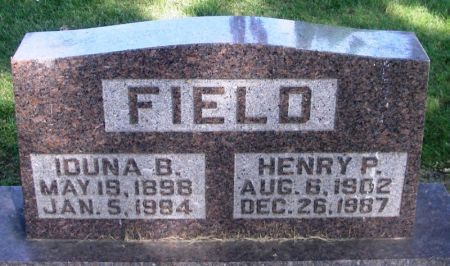 FIELD, IDUNA B. - Winneshiek County, Iowa | IDUNA B. FIELD 