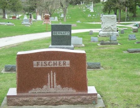 FISCHER, WILLIAM P. FAMILY STONE - Winneshiek County, Iowa | WILLIAM P. FAMILY STONE FISCHER 