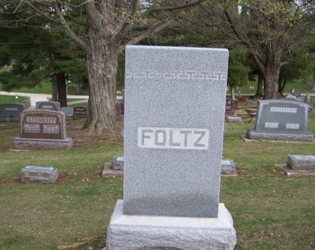FOLTZ, GEORGE F. FAMILY STONE - Winneshiek County, Iowa | GEORGE F. FAMILY STONE FOLTZ 