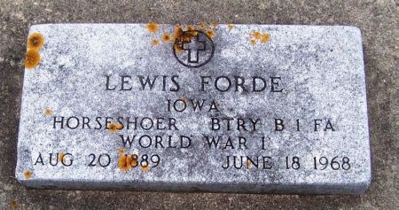 FORDE, LEWIS - Winneshiek County, Iowa | LEWIS FORDE 