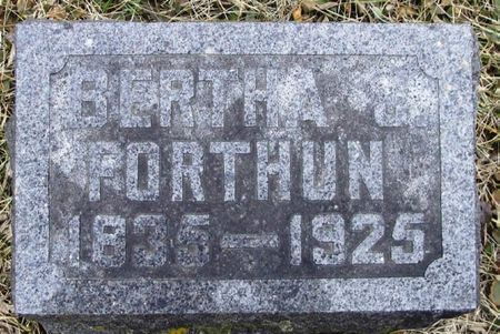 FORTHUN, BERTHA J. - Winneshiek County, Iowa | BERTHA J. FORTHUN 