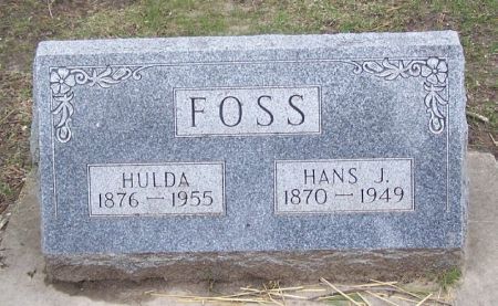 FOSS, HULDA - Winneshiek County, Iowa | HULDA FOSS 