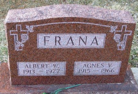 FRANA, AGNES V. - Winneshiek County, Iowa | AGNES V. FRANA 
