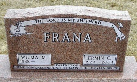 FRANA, ERMIN CHARLES - Winneshiek County, Iowa | ERMIN CHARLES FRANA 