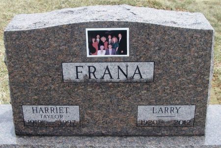 TAYLOR FRANA, HARRIET - Winneshiek County, Iowa | HARRIET TAYLOR FRANA 