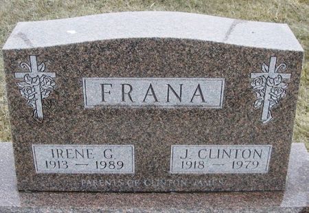 FRANA, J CLINTON - Winneshiek County, Iowa | J CLINTON FRANA 