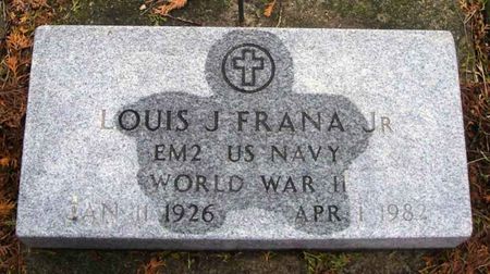 FRANA, LOUIS J. JR. - Winneshiek County, Iowa | LOUIS J. JR. FRANA 