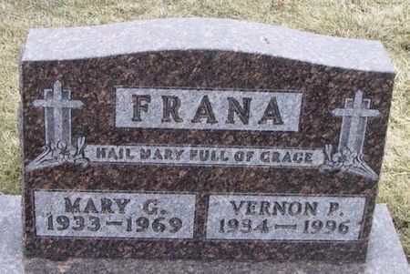 FRANA, MARY G. - Winneshiek County, Iowa | MARY G. FRANA 